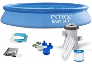 Piscina de gradina INTEX 28118 Easy Set 305 x 61 cm, kit pompa inclus