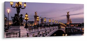 Tablou - Podul lui Alexandru al III.-lea din Paris (120x50 cm)