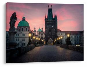 Tablou - Pe podul lui Carol,Praga (70x50 cm)