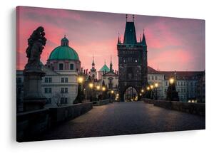 Tablou - Pe podul lui Carol,Praga (90x60 cm)