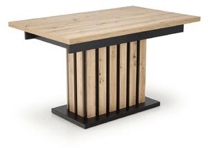 Masă Houston 1398Stejar artizan, Negru, 8x8x13cm, ExtensieExtensie, PAL laminat, PAL laminat