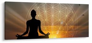 Tablou cu meditație (120x50 cm)