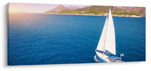 Tablou - Excursie cu navă (120x50 cm)