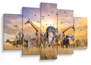Tablou - Animae din Africa (150x105 cm)