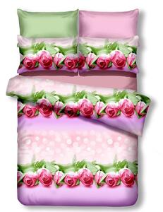Lenjerie de pat din microfibra EMERALD FRANCESCO roz Dimensiune lenjerie de pat: 2 buc 80 x 80 cm | 200 x 220 cm