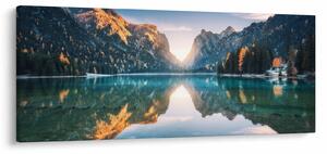 Tablou - Lacul montan (120x50 cm)