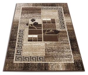 Covor Luna 1815-12, Marime 80 x 150 cm, Maro, Inaltime Fir 6 mm, Antialergic, Polipropilena, Living, Dormitor, Sufragerie, Birou 80 x 150