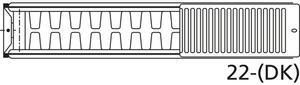 Radiator oțel Rotheigner VTL 8-RAC TIP DK 300x800 mm, 8 variante (lateral, jos dreapta sau stânga sau central)
