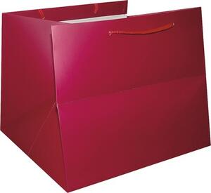 Pungă cadou premium 30x27x27 cm roșie
