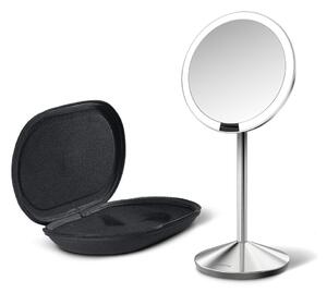 Oglindă cosmetică (10x) cu led/de mărire ø 12 cm Travel – simplehuman