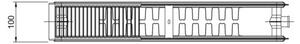 Radiator / Calorifer oțel compact ROTHEIGNER, Tip DK (22), 300x1400 mm, 4 racorduri