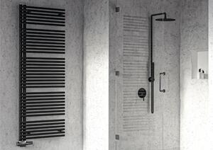 Radiator / Calorifer decorativ baie Rotheigner Pipe 496x1415 mm, negru