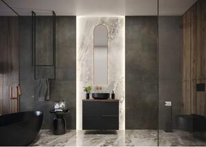 Oglindă baie cu LED Jungborn LONG CUT 35x150 cm rose gold