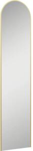 Oglindă baie cu LED Jungborn LONG CUT 35x150 cm auriu