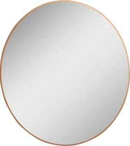 Oglindă baie cu LED Jungborn ROUND Ø80 cm rose gold