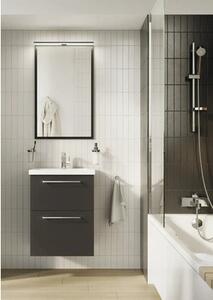 Oglindă baie dreptunghiulară Jungborn 50x80 cm negru mat
