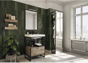 Oglindă baie dreptunghiulară Jungborn 50x80 cm negru mat