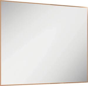 Oglindă baie cu LED Jungborn SQUARE 100x80 cm rose gold