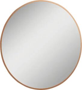 Oglindă baie cu LED Jungborn ROUND Ø60 cm rose gold