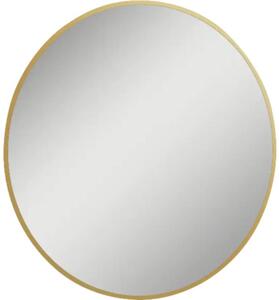 Oglindă baie cu LED Jungborn ROUND Ø60 cm auriu
