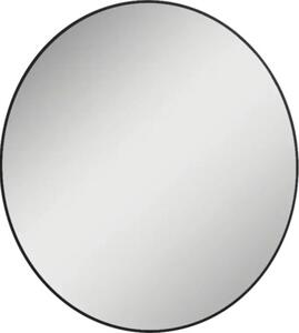 Oglindă baie cu LED Jungborn ROUND Ø80 cm negru