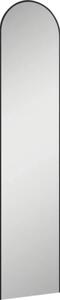 Oglindă baie cu LED Jungborn LONG CUT 35x150 cm negru