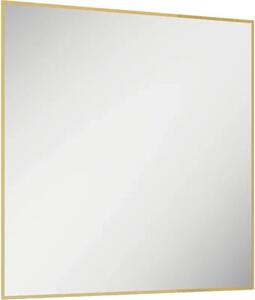 Oglindă baie cu LED Jungborn SQUARE 80x80 cm auriu