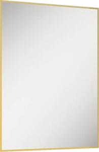 Oglindă baie cu LED Jungborn SQUARE 60x80 cm auriu