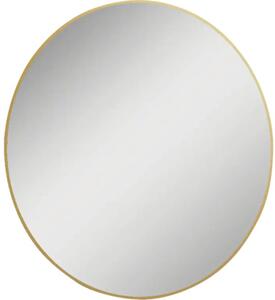 Oglindă baie cu LED Jungborn ROUND Ø80 cm auriu