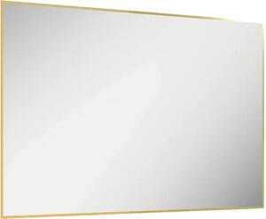 Oglindă baie cu LED Jungborn SQUARE 120x80 cm auriu