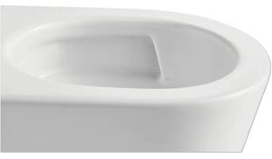 Vas WC suspendat Jungborn FIVE, incl. capac WC, fără margine clătire, turboflush, alb