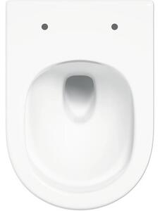 Vas WC suspendat înălțat Jungborn FOUR, incl. capac WC, alb