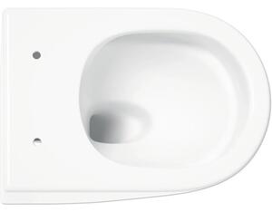 Vas WC suspendat înălțat Jungborn FOUR, incl. capac WC, alb