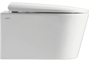 Vas WC suspendat Jungborn ONE rimless, Turbo Flush, incl. capac WC, alb