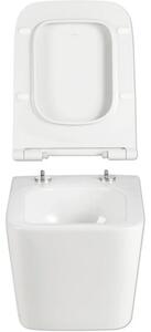 Vas WC suspendat Jungborn THREE rimless, Turbo Flush, incl. capac WC, alb