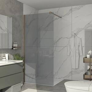 Sticlă fumurie pentru duș Walk In Jungborn TRIA 86x210 cm fără profil și stabilizator