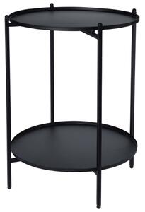 H&S Collection Ambiance Masă laterală, negru, 50,5 cm, metal CAT300680