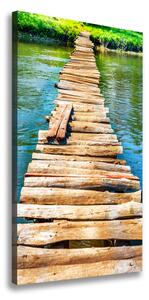 Tablou pe pânză canvas pod de lemn