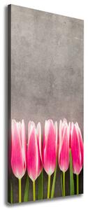 Tablou pe pânză canvas lalele roz
