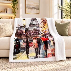 Pătură cu blăniță PARIS 150 x 200 cm