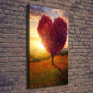 Tablou canvas copac inima