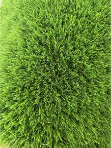 Gazon Artificial Premium, Lungime Fir 40 mm, Latime 1m, Marime 100 x 200 cm, 3 Nuante de Verde, Fire Drepte si Carliontate, Imitatie Perfecta Gazon