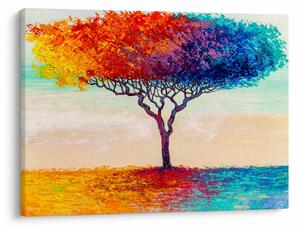 Tablou cu pom pictat (70x50 cm)