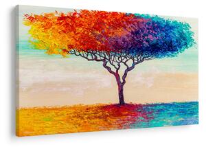 Tablou cu pom pictat (90x60 cm)