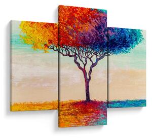 Tablou cu pom pictat (90x60 cm)