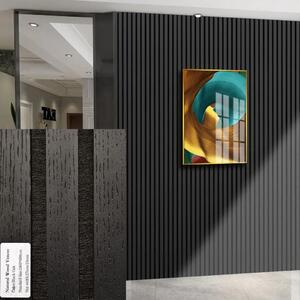 FREJA Panouri acustice 200x60x2,2cm. Stejar negru - Îl putem face și în dimensiuni personalizate - 200x60x2,2cm