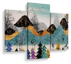 Tablou fgrafic cu cebi (90x60 cm)