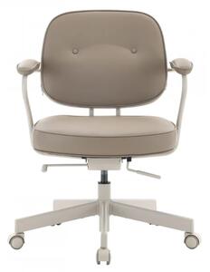 Scaun ergonomic SIHOO L3C Luxury Accent – Șezut culisant, Spătar reglabil, Suport lombar ergonomic, Reclinare 125°, Bază metalică, Rezistent 136 kg, Latte