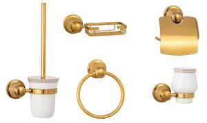 Set accesorii baie , cu cinci piese , TRENDY'S gold