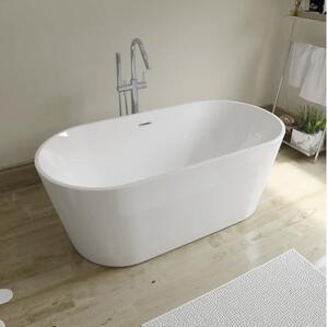Cadă freestanding ovală Jungborn ONE 80x170x58 cm acril alb